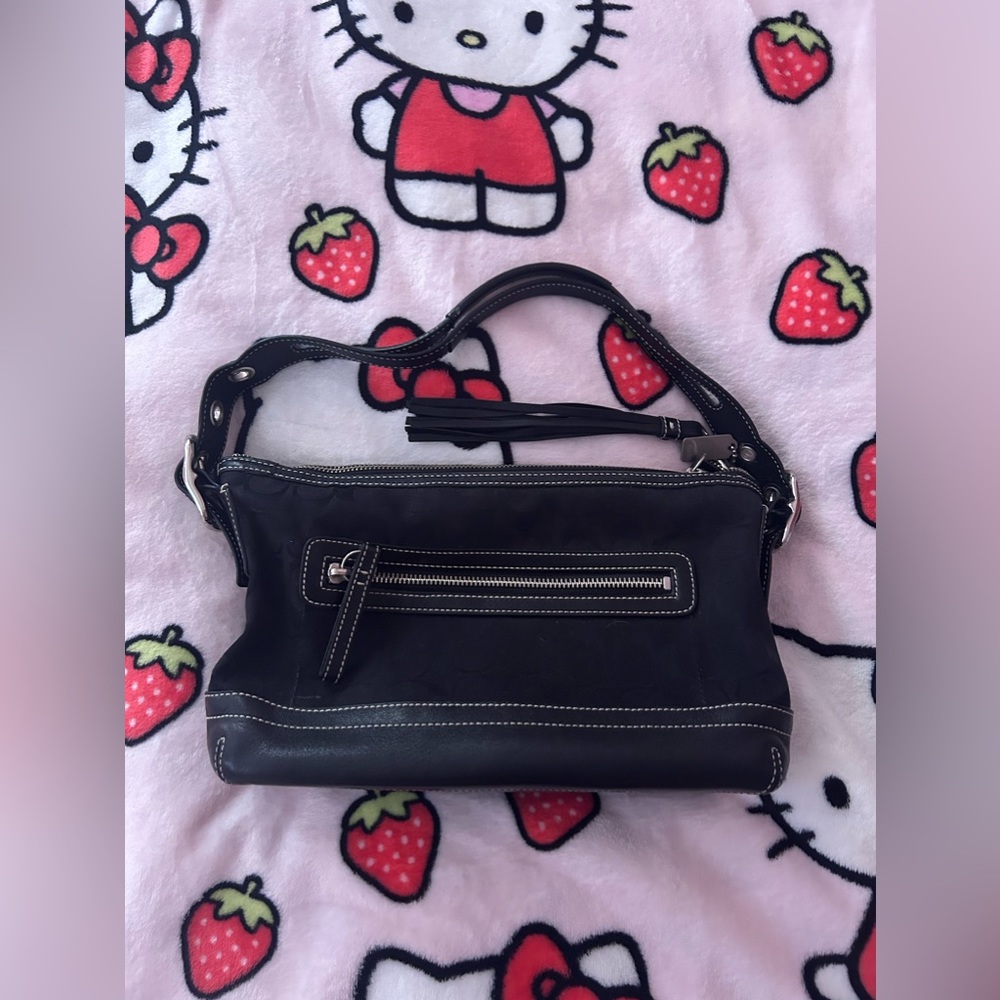 Coach Vintage Black Bag!